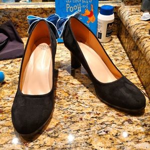 The little mermaid ariel blue bow heels